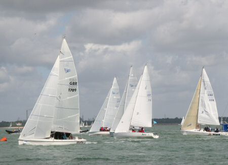 Sportboats at Cowes